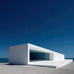 Modern White Coastal Architecture