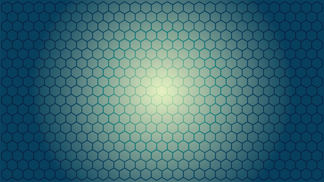 Abstract hexagonal pattern background design with vibrant colors