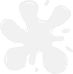 White paint splatter