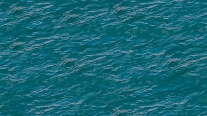 Abstract seamless water texture. Azure surface with gentle waves and subtle highlights, creating a calming and natural background