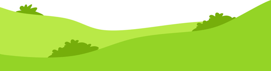 Obraz premium Spring Greenfield Landscape