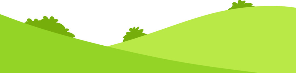 Spring Greenfield Landscape