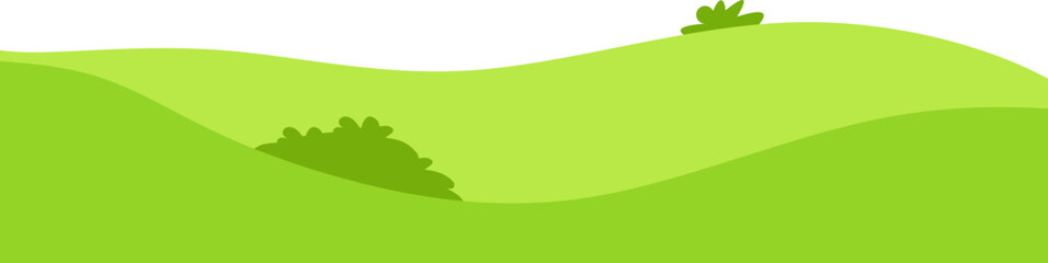 Spring Greenfield Landscape