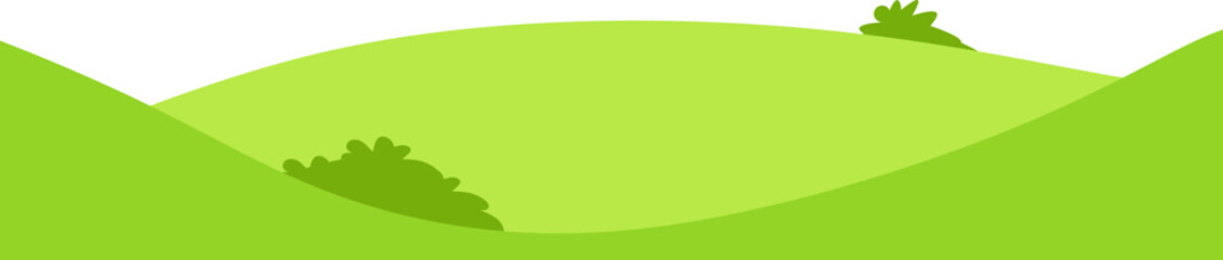 Spring Greenfield Landscape