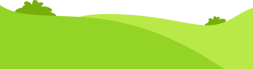 Spring Greenfield Landscape