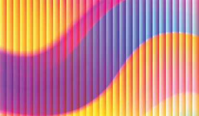 Abstract colorful background with vertical lines and blurred waves vibrant gradient vector design for modern graphic templates and creative presentations EPS vector
