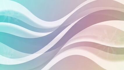 Abstract wave pattern with pastel colors and light effects.
