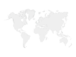 Illustration of a Colored map of world 
