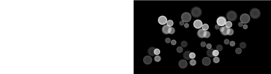 PNG image of Abstract bokeh background with blurred lights and circles creating a dreamy and festive atmosphere perfect for graphic design and creative projects on transparent background