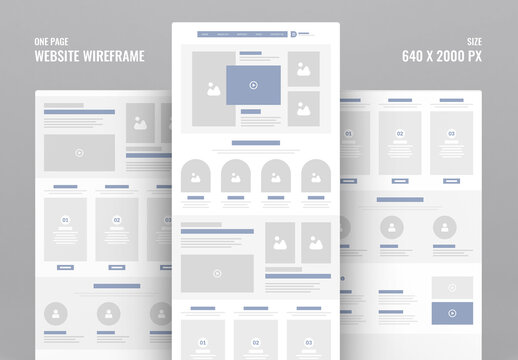 Wireframe Template Layout
