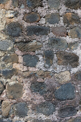 Rustic Stone Wall Texture with Mortar Joints and Natural Color Variation