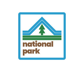 National Park Retro Outdoor Badge