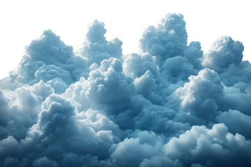 Cumulus Majesty A Symphony of Clouds Sky Texture Weather Patterns Dramatic Blue Gradient Atmospheric