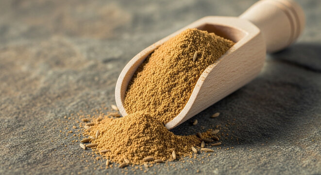 cumin powder stone surface