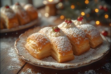 Festive Flakiness: A Sweet Bite