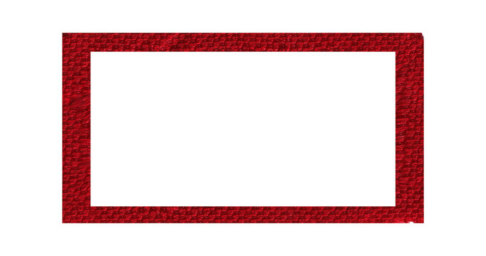 Paper Vertical Border Freame on png Background - Distressed Cardboard Texture with Copy Space for Message and Design