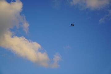 airplane in the sky