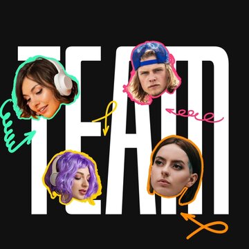 Bold Colorful Face Intro - Square