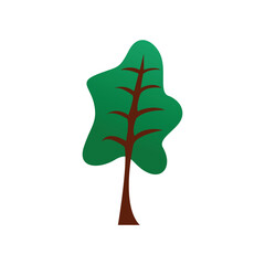 Illustration tree Cartoon, for element design