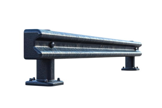 Road safety guardrail metal barrier infrastructure highway highway guardrail steel strong secure