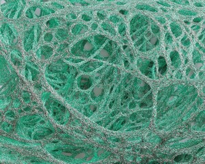 Teal Glitter Lace Pattern Texture