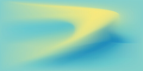 Latar belakang mesh gradien buram abstrak berwarna biru dan kuning dari bendera nasional Ukraina. Templat poster atau spanduk. Ilustrasi vektor EPS8