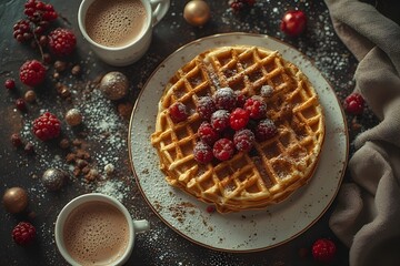 Waffles and Cocoa: A Cozy Winter Treat