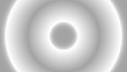 A bright and vibrant abstract background featuring a smooth gray and white radial gradient