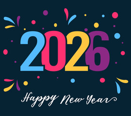 The background includes soft bokeh lights and festive fireworks, creating an elegant holiday greeting atmosphere.