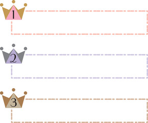 Ranking header frame Simple and cute/
ランキング見出しフレーム　シンプル　可愛い