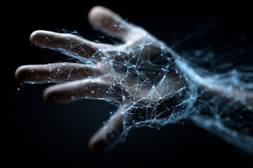 Connection technologies background. 