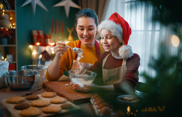 Cooking Christmas cookies