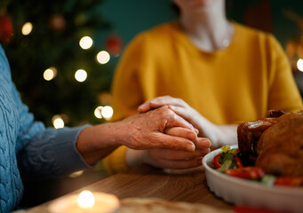 family celebrating Christmas