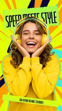 Plastic Grunge Motion Reveal - Vertical