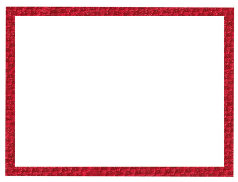 Paper Vertical Border Freame on png Background - Distressed Cardboard Texture with Copy Space for Message and Design