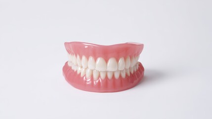Dental anatomy model on white background for educational and dental practice