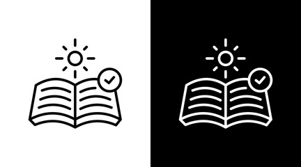Wisdom White Icon Set Design