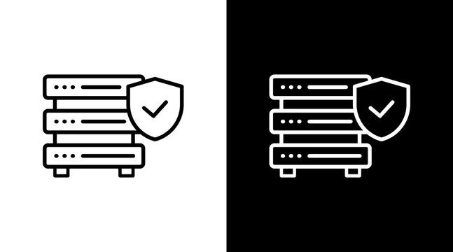 Server Uptime Icon Set Multiple Style Collection
