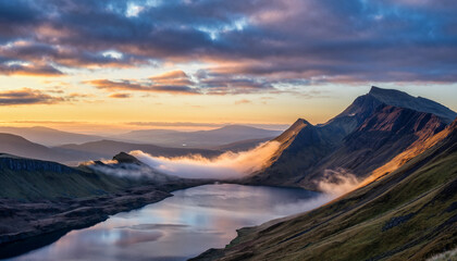 mountain, landscape, sky, nature