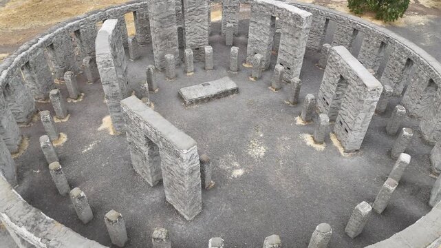 Stonehenge Memorial Overlooking Columbia river