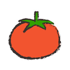 赤いトマトのイラスト