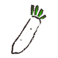 大根のイラスト