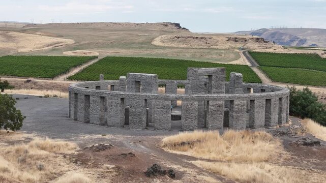 Stonehenge Memorial Overlooking Columbia river