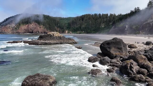 Indian Beach Pacific Ocean Oregon