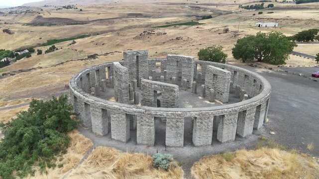 Stonehenge Memorial Overlooking Columbia river