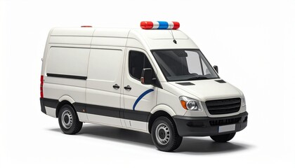 Emergency response vehicle parked in a well-lit area during the day