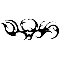 Ornamental gothic sigil patterns with neo tribal lines and cyber aesthetic details