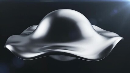 Metallic UFO: A sleek, metallic UFO, poised against the backdrop of the night sky, embodies the allure of the unknown. Its polished surface hints at the mysteries of the cosmos.