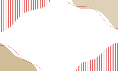 流体ウェーブのシンプルな背景フレーム（和・お正月）