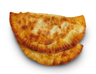 Cheburek isolated on a transparent background